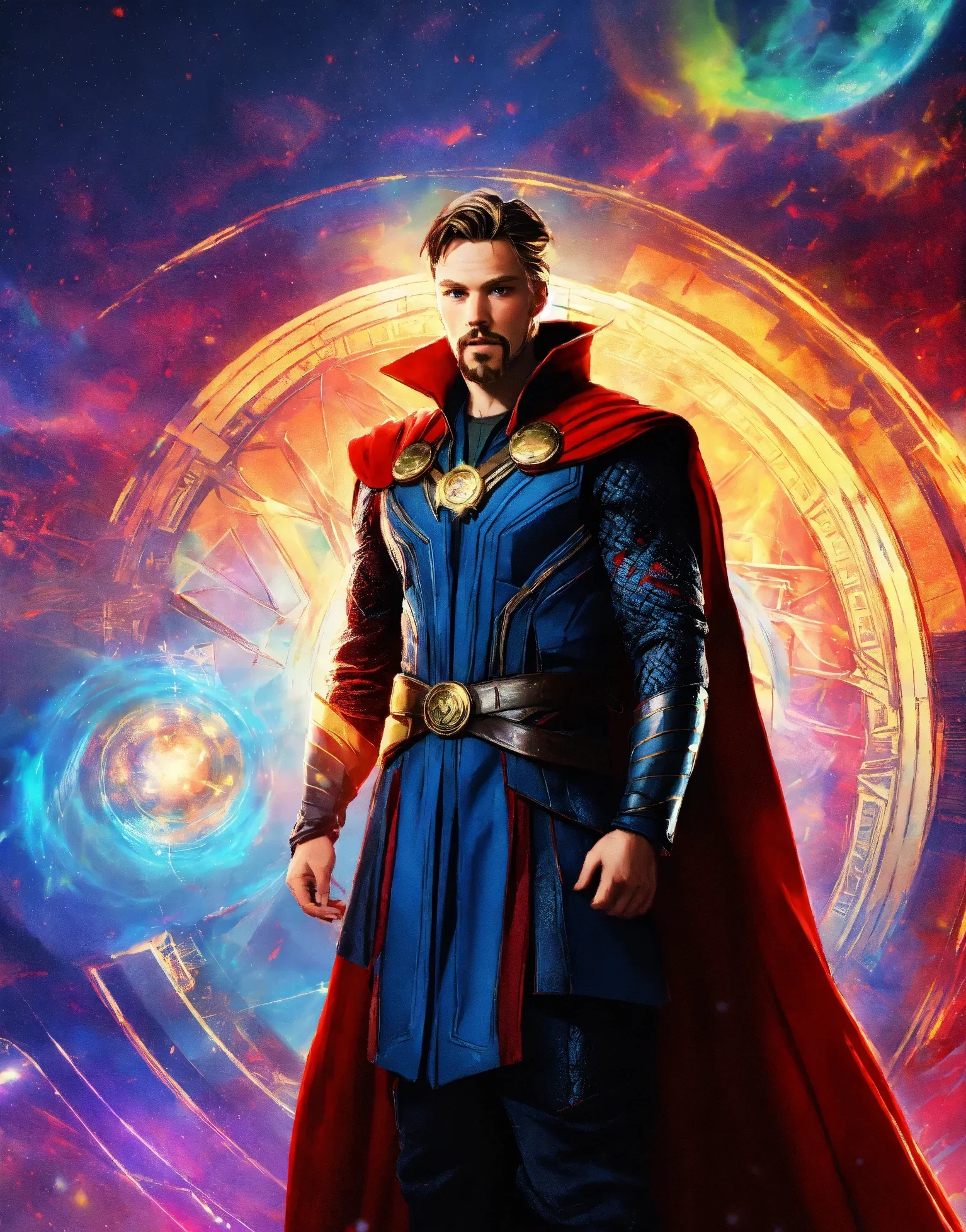 Thor as Doctor Strange full-body